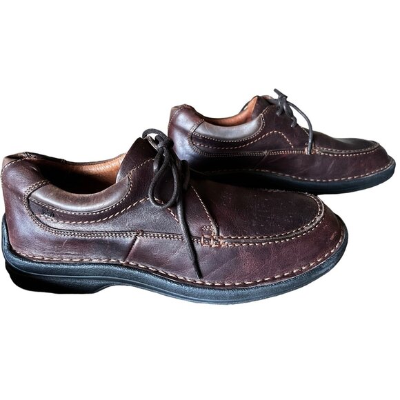 Johnson & Murphy Men’s Size 8 Brown Leather Oxfords Comfort Shoes - Picture 4 of 11